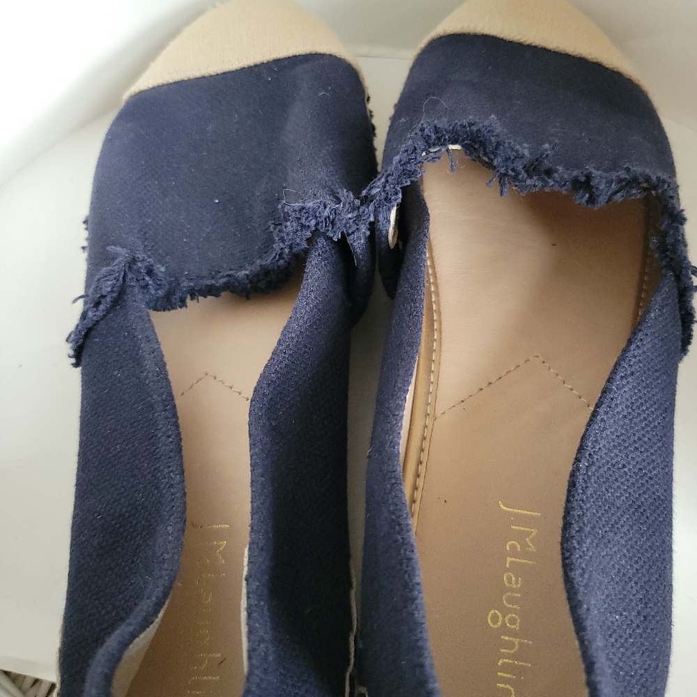 J. Mclaughlin Boho Redding Solid Canvas Espadrill… - image 3